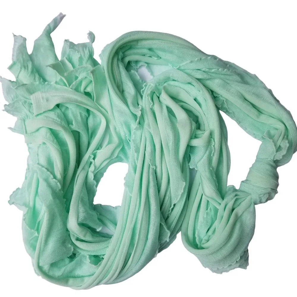 Mint Green Flutter Scarf Lightweight Women Accessory Multiwear